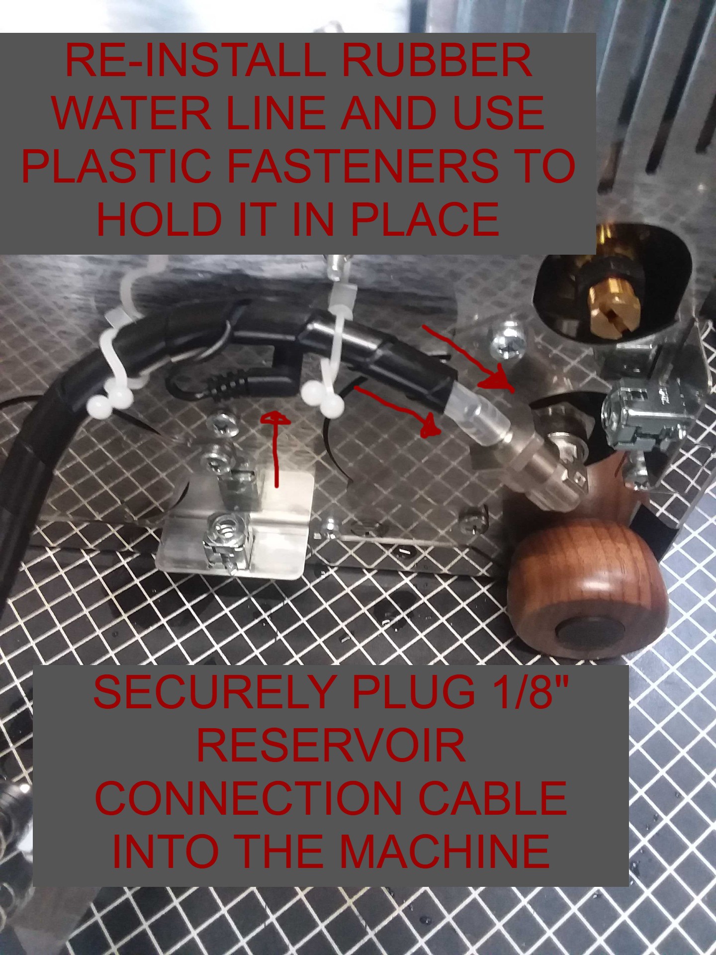 Lelit Bianca Converting Machine to Reservoir Mode